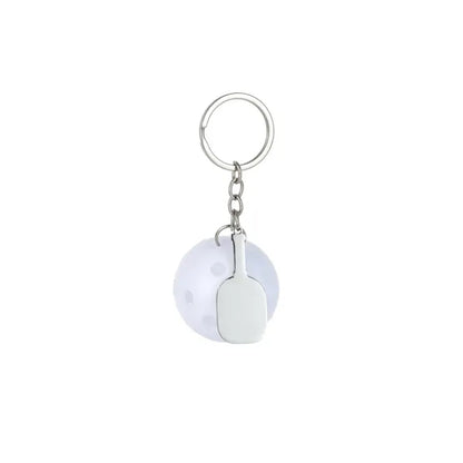 Plastic Pickleball Long Keychain for Backpack Decoration