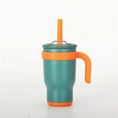 14oz Kids Stainless Steel Insulated Tumbler Mug with Straw