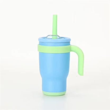 14oz Kids Stainless Steel Insulated Tumbler Mug with Straw