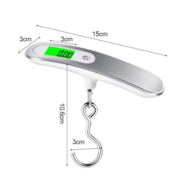 Digital Luggage Scale with Backlit LCD Display