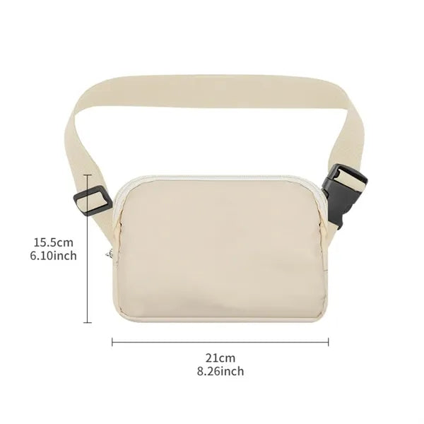 Unisex Crossbody Fanny Pack with Adjustable Strap Belt Bag