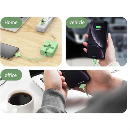 Retractable Charging Data Cable Compatible with Most Devices