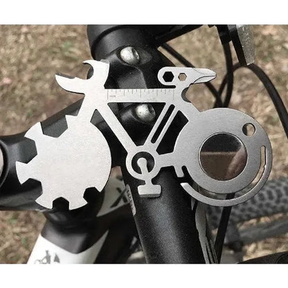 Creative Mountain Bike Multi Tool Card for Outdoor Camping