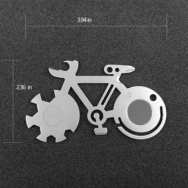 Creative Mountain Bike Multi Tool Card for Outdoor Camping