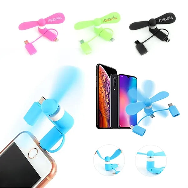 Portable USB Cellphone Fan