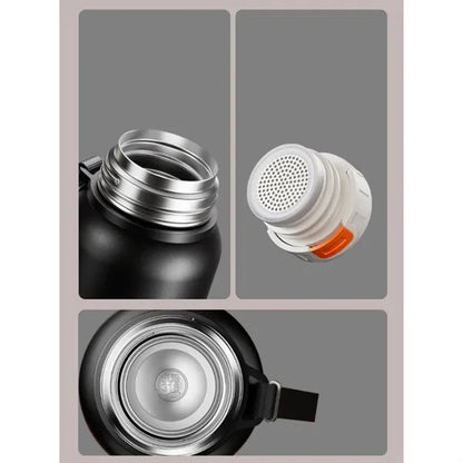 Large Capacity Double Lid 316 Stainless Steel Insulation Cup