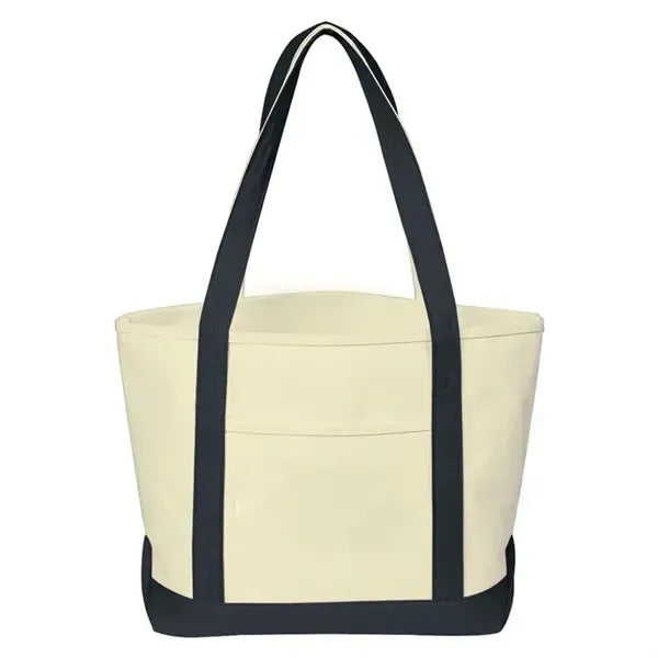 Canvas Tote Bag Bulk with Outer Pocket