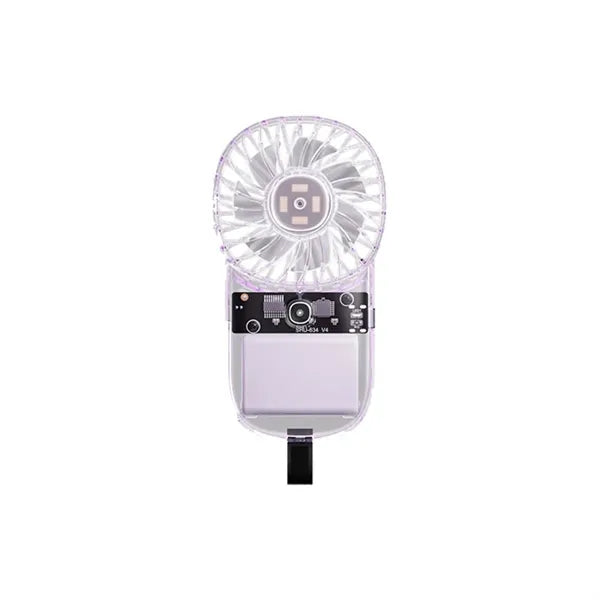Mini USB Transparent Shell Handheld Fan for Home or Travel