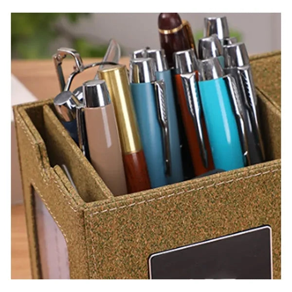 15W Multi-Storage Wireless Fast Charging PU Desk Organizer