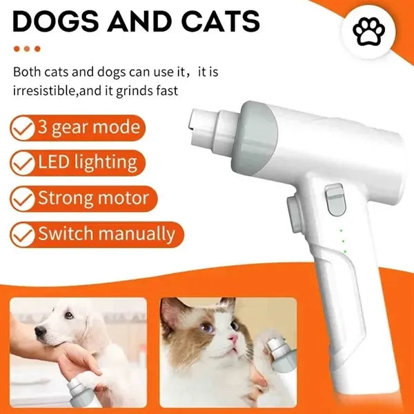 Electric Rechargeable Pet Nail Clippers