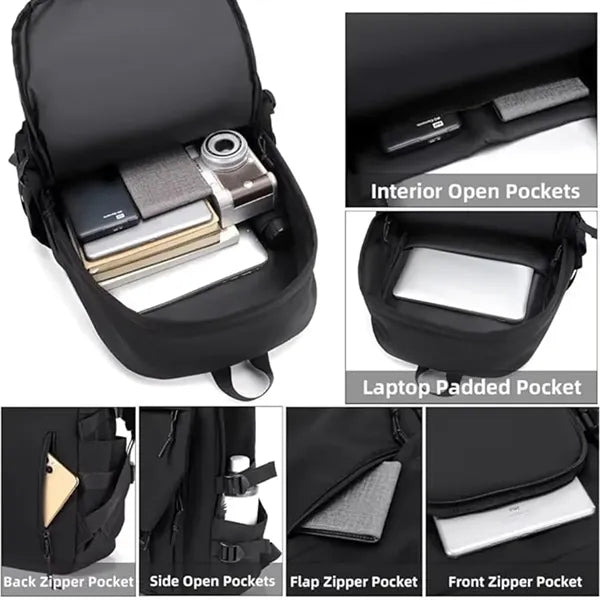 15.6 Inch Backpack Anti Theft Travel Daypack