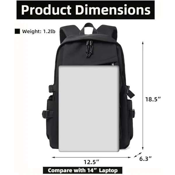 15.6 Inch Backpack Anti Theft Travel Daypack