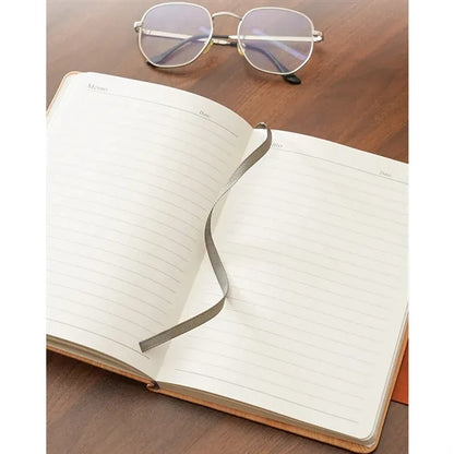A5 Bamboo Texture Notebook with Magnetic Closure