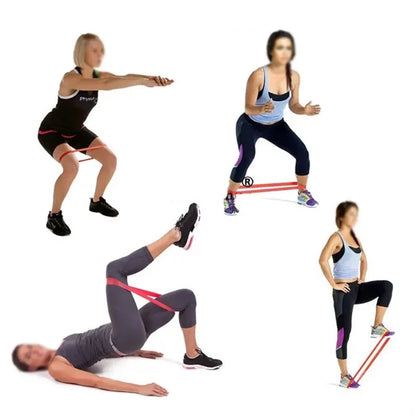 Fitness sport training resistance band pilates flexbands