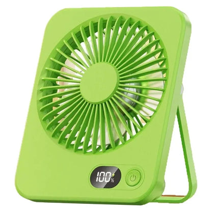 5 Speed Portable Rechargeable Handheld Desk Fan