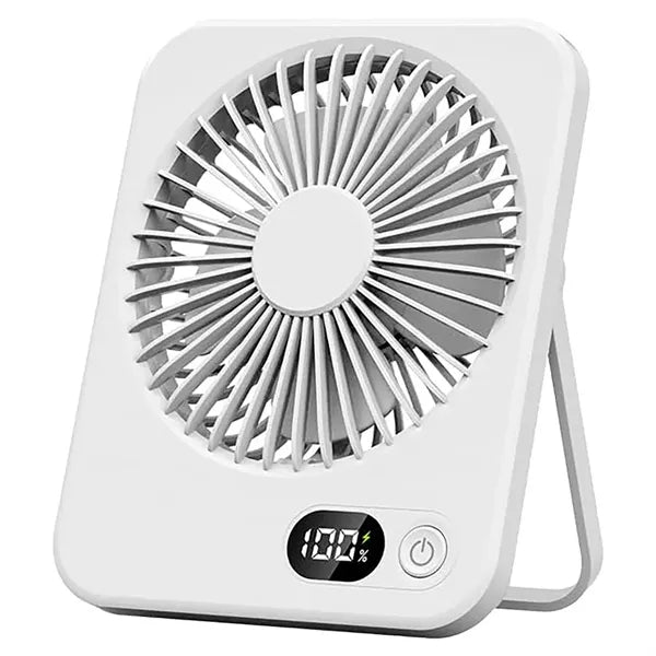 5 Speed Portable Rechargeable Handheld Desk Fan