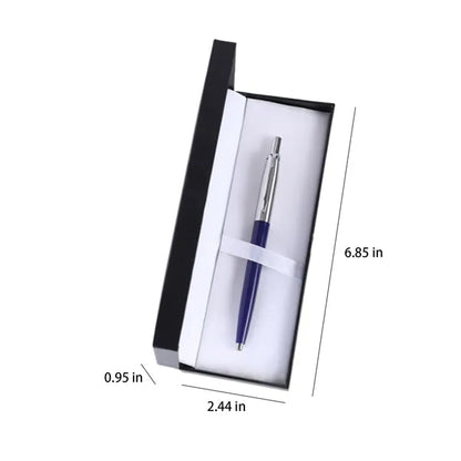Retractable Metal Ballpoint Pen Office Gift Writing Tool