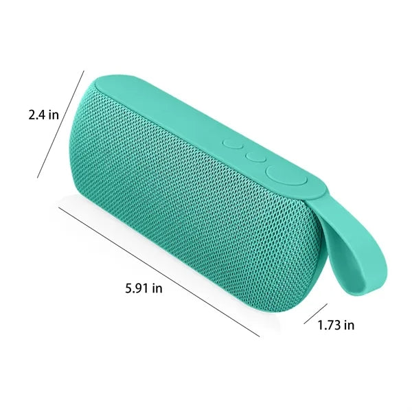 Portable Wireless Bluetooth Speaker with Bass & Strap