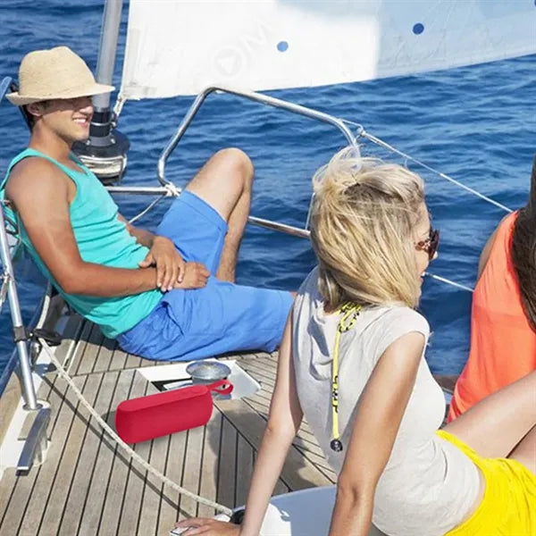 Portable Wireless Bluetooth Speaker with Bass & Strap