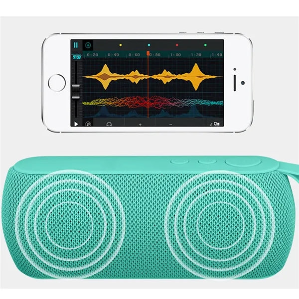 Portable Wireless Bluetooth Speaker with Bass & Strap