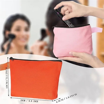 Canvas Muliti-functional DIY Craft Makeup Bag
