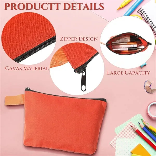Canvas Muliti-functional DIY Craft Makeup Bag