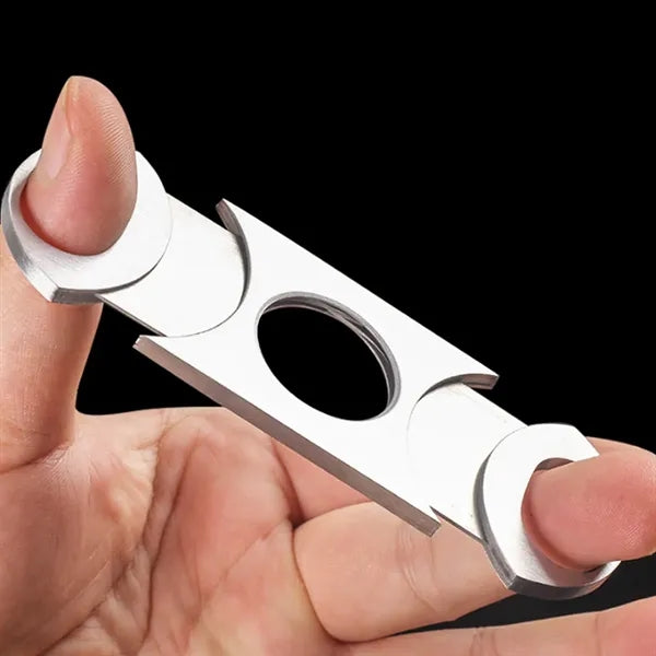 Stainless Steel Double Blade Cigar Cutter