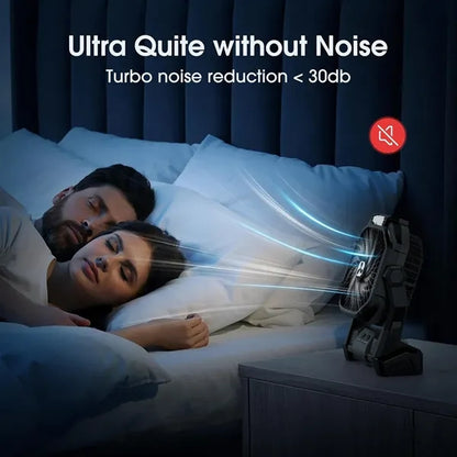 20000mAh Wireless Camping Fan with LED Light