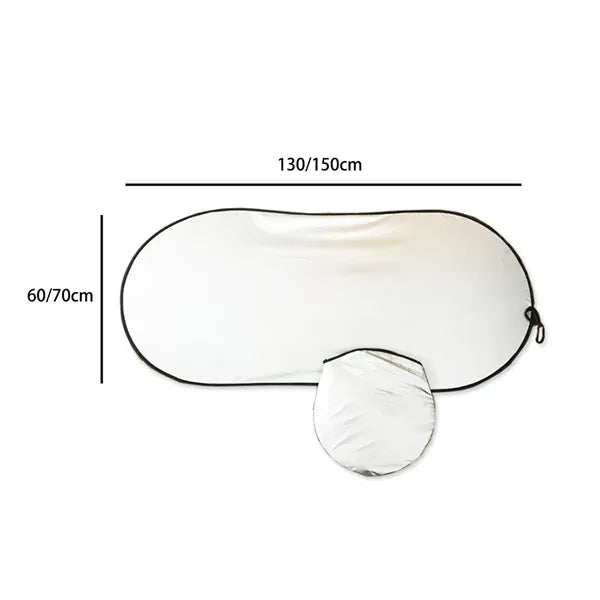 Foldable Car Windshield Sun Shade with Pouch