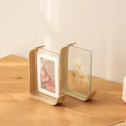 Elegant Wooden Photo Frame With Customizable Acrylic Plate