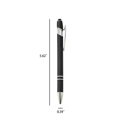 Colorful Metal Stylus Ballpoint Pens For Business Office