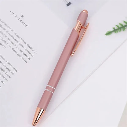 Colorful Metal Stylus Ballpoint Pens For Business Office