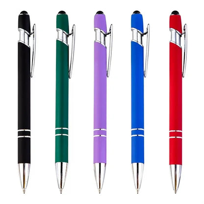 Colorful Metal Stylus Ballpoint Pens For Business Office