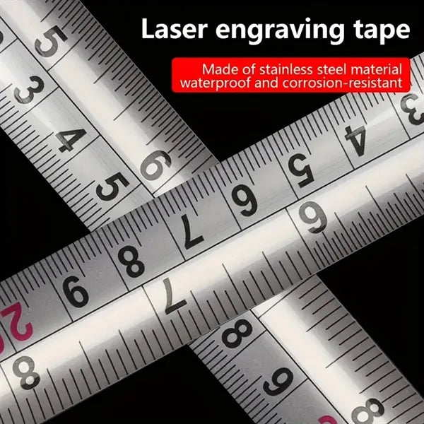 New 25ft Stainless Measuring Tape
