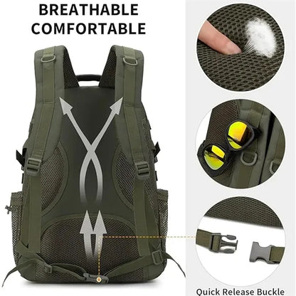 USB Military Tactical Backpack 40L