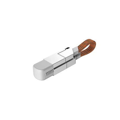 Zinc Alloy Portable Durable Fast Charging Keychain Cable
