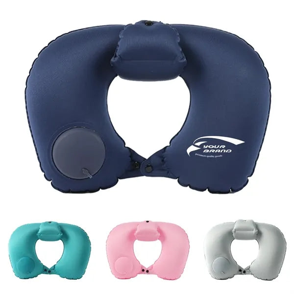 Compact Lightweight Inflatable Travel Neck Pillow
