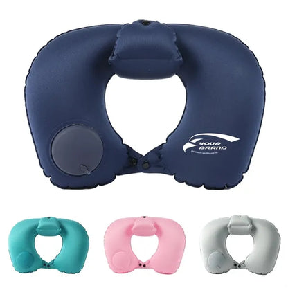Compact Lightweight Inflatable Travel Neck Pillow