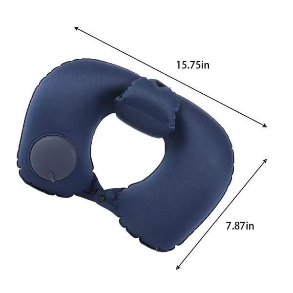 Compact Lightweight Inflatable Travel Neck Pillow