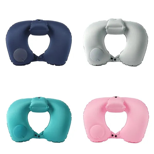 Compact Lightweight Inflatable Travel Neck Pillow