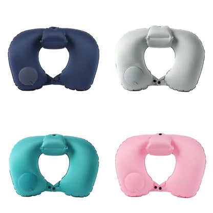 Compact Lightweight Inflatable Travel Neck Pillow