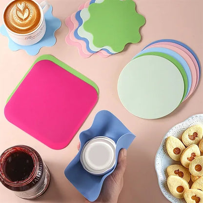 Colorful Versatile Rubber Anti-skid Jar Opener Dinner Pads