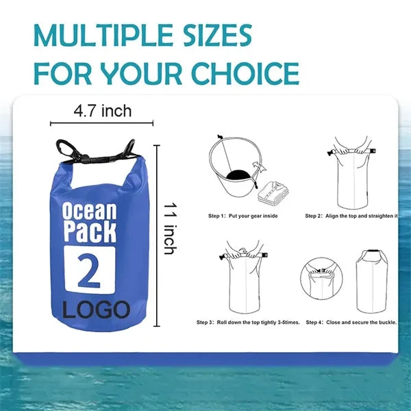 2L Floating Dry Bag Outdoor Sack for travel