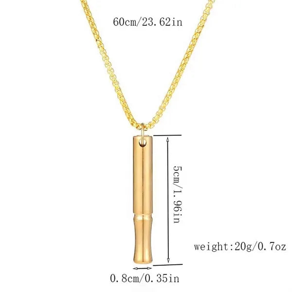 Stainless Steel Whistle Necklace