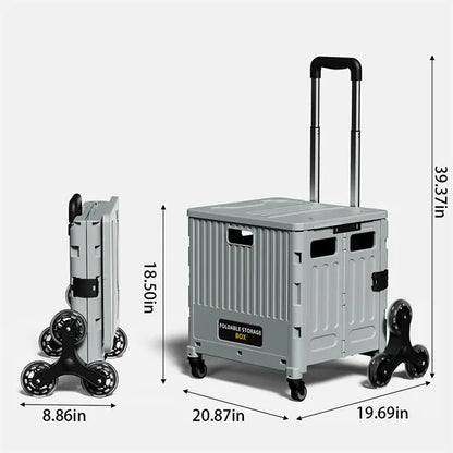 Multi Functional Collapsible Rolling Folding Dolly Cart