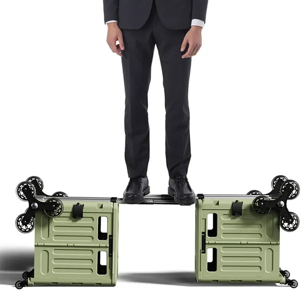 Multi Functional Collapsible Rolling Folding Dolly Cart