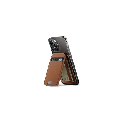 Adjustable Leather Lightweight Magnetic Phone Wallet Stand