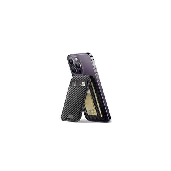 Adjustable Leather Lightweight Magnetic Phone Wallet Stand