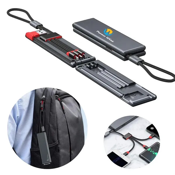 Portable Multi-Function 3-in-1 Charging Cable Magic Box