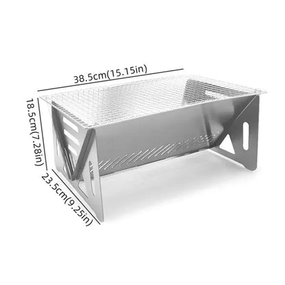 Instant Foldable Easy Portability BBQ Grill